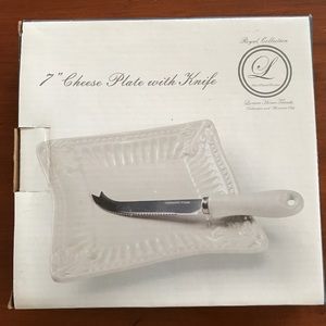 Lorren Home 7” Cheese Plate Knife Royal Collection